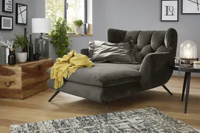 Produktbild von KAWOLA Longseat CHARME Velvet stone