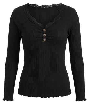 Produktbild von DULCEY damen bluse - schwarz, L