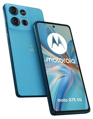 Produktbild von Motorola moto g75 5G, 17,2 cm (6.78"), 8 GB, 256 GB, 50 MP, Android 14, Blau