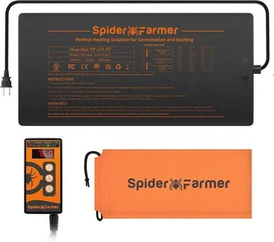 Produktbild von Famanu Heizmatte für Pflanzen 10" x 20,75" - Digitale Wärmequelle für das Indoor-Gärtnern