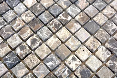 Produktbild von Handmuster Mosaik Fliese Marmor Naturstein beige Castanao MOS38-1313_m