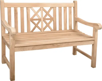 Produktbild von Garden Pleasure 940289 Außen-Bank 'PANTAR' 2-Sitzer, mit Armlehnen