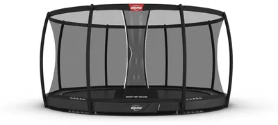 Produktbild von BERG Bodentrampolin Champion InGround 430 + Sicherheitsnetz Deluxe Grau