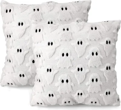 Produktbild von Kissenbezüge 2st Halloween-Kissenbezüge 45 x 45 cm Dekokissenbezüge, weicher Plüsch