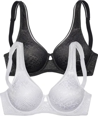 Produktbild von PETITE FLEUR Minimizer-BH weiß+schwarz Größe 90 D