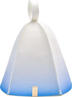 Zdjęcie produktu dla Czapka do sauny z wełny Gradient Niebieski YEYE Nature