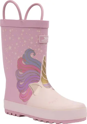 Image de Trespass - Bottes en caoutchouc pour enfants "Character", licorne TP6778 (22 UE) (Violet/Beige)