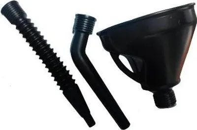 Zdjęcie produktu dla LEJEK SERWISOWY 16cm PLASTIKOWY KOŃCÓWKI Z SITKIEM Olej Paliwo Płyny JAKOŚĆ
