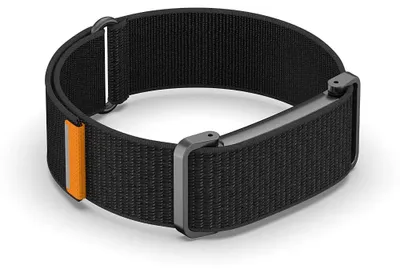 Produktbild von Sportarmband für Fitness-Tracker - Ersatzarmband - Silikon - Verstellbar - Atmungsaktiv - Schnellverschluss - 22 cm - Schwarz A