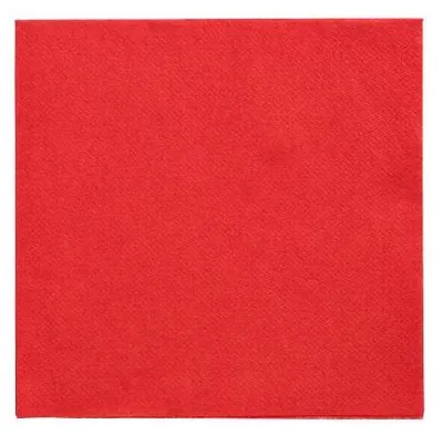 Produktbild von Servietten "DAILY Collection" 1/4-Falz 32 cm x 32 cm rot