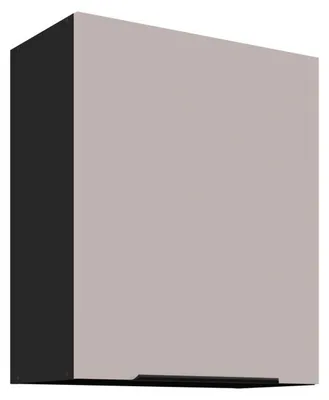 Image de Meuble de cuisine supérieur AGAFIJA - largeur 60 cm, cachemire / noir