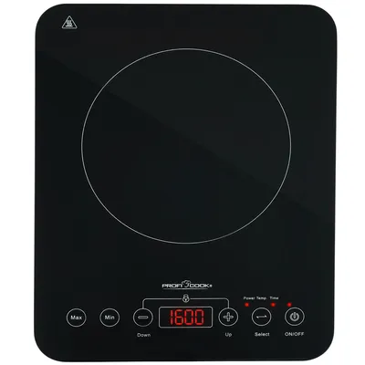 Produktbild von ProfiCook® Induktionskochfeld | heiß in Sekundenschnelle | 10 Stufen | Induktionskochplatte 60°-240°C | Induktionsplatte | 2000W | PC EKI 1062