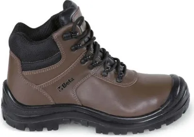 Zdjęcie produktu dla Wysokie buty ochronne typu botki z wodoodpornego nubuku, klasa S3, model Beta 7236BK – rozmiar 45