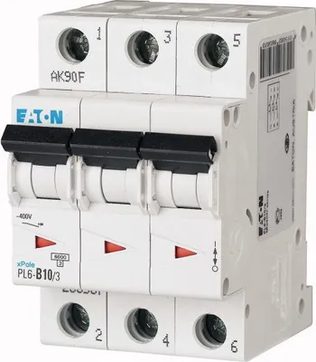 Obrázek produktu pro 6kA jistič PL6-C10/3