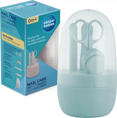 Produktbild von Nagelpflege-Set Blau CANPOL BABIES