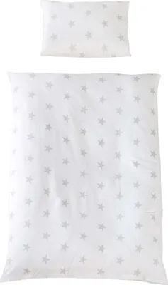 Produktbild von roba Bettwäsche 2-tlg, Kollektion 'Little Stars', Kinderbettwäsche 100x135 cm, 100% Baumwolle