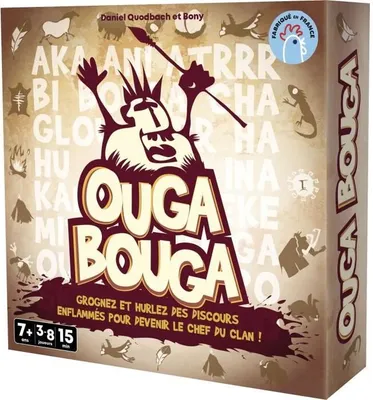 Produktbild von Ouga Bouga Asmodee Familienspiel, Partyspiel, Ab 7 Jahren, Hergestellt in Frankreich, 3+ Spieler, 15 Minuten Spieldauer