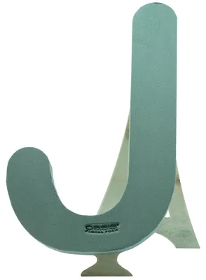 Produktbild von OASIS® BIOLINE® Buchstaben aus Frischblumen-Steckschaum, 37 × 40 × 5 cm, Ausf:J