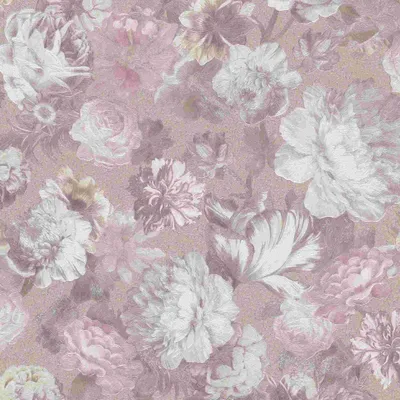 Produktbild von Vliestapete 02513-70 Tapete Blumen Floral 0.53 x 10.05 m Erismann   Rosa