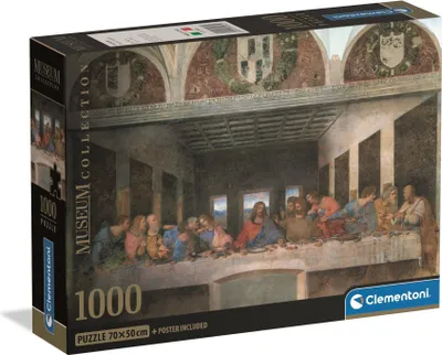 Zdjęcie produktu dla Clementoni - Puzzle 1000 el. Muzeum Leonardo: Ostatnia Wieczerza