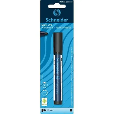Image de Marqueur pour tableaux blancs Maxx 290 rechargeable 2-3 mm noir Blister