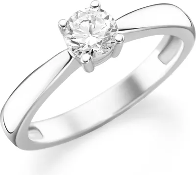 Produktbild von Ring Luigi Merano mit Brillant ca. 0,20 ct, 585 Gold Silber 56