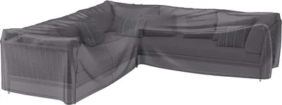 Produktbild von AeroCover Eck-Lounge-Hülle L-form 270x270x100x70cm, Patio sofa cover, Grau, Polyester, 1 Stück(e), 2,7 m