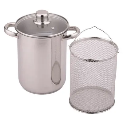 Immagine prodotto di Cuoci asparagi in acciaio inox da 16 cm Baumalu 344109