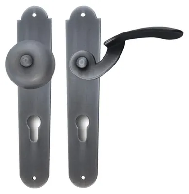 Produktbild von Baumanti Bayreuth Wechsel PZ72 Schmiedeeisen Langschild  72 mm  (Richtung: DIN rechts) Richtung: DIN rechts