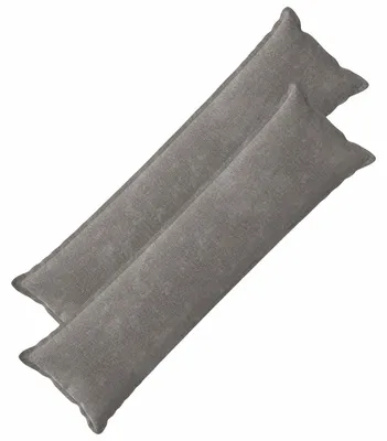 Produktbild von vidaXL Kissenbezug 2 stk. HOUTEN Dunkelgrau 40 x 145 cm Chenille-Stoff