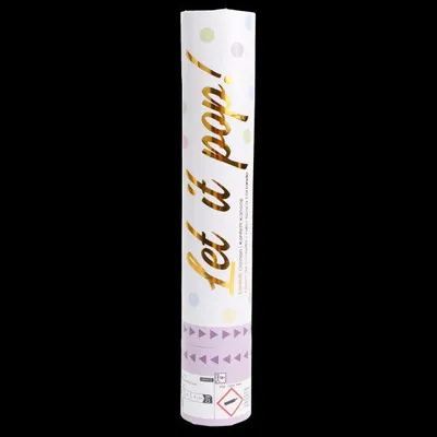 Produktbild von Konfetti-Kanone, Pastellfarben-Mix, rundes Papier – Amscan