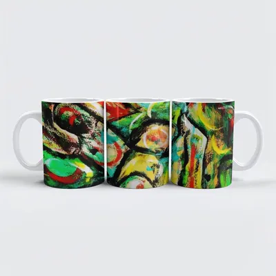 Produktbild von raxxa Premium-Tasse "Verde vibrante"