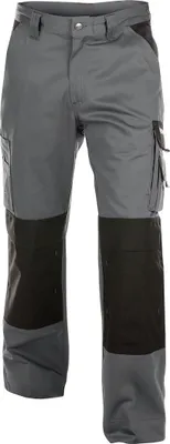 Immagine prodotto di DASSY® Boston Donna Pantaloni da lavoro bicolore con tasche per ginocchiere per donna GRIGIO CEMENTO/NERO Taglia 36 Lunghezza: STANDARD