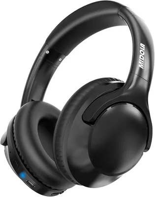 Produktbild von Bluetooth Over-Ear-Kopfhörer, 68HSpielzeit, 6 EQ,kabelloses mit Mikrofon, HiFi-Stereo, faltbar, leicht, tiefer Bass, für Reisen, Zuhause, Büro