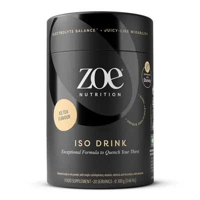Immagine prodotto di zoe Iso Drink, 300 g - Tè freddo alla pesca