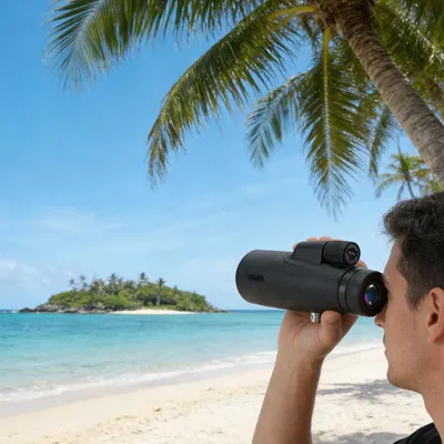 Produktbild von 12x50 Monokular-Teleskop mit hoher Auflösung für Vogelbeobachtung, Wandern, Camping und Reisen