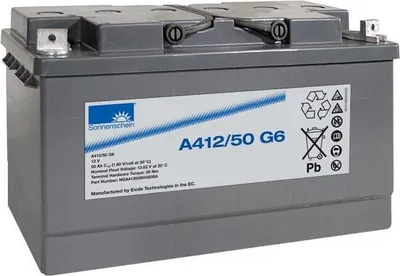 Produktbild von Exide Sonnenschein A412/50 G6 12V 50Ah dryfit Blei-Gel-Akku VRLA