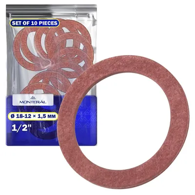 10 O-Ring-Dichtungen Ø 18-12 x 1,5 mm, 1/2 Zoll Gewinde