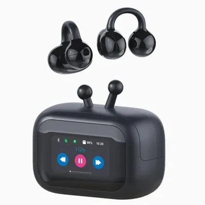 Produktbild von Kabellose Bluetooth-Kopfhörer V5.4 HiFi-ESports-Kopfhörer mit multifunktionalem Farbdisplay Gaming-Musik-Kopfhörer