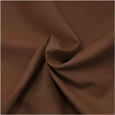 50x150cm Baumwollstoff Oeko - Tex 100 Meterware am Stück Fahnentuch Cretonne braun