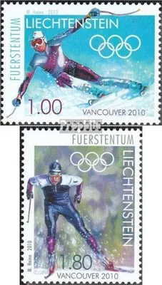 Produktbild von Briefmarken Liechtenstein 2010 Mi 1543-1544 (kompl.Ausg.) gestempelt Winterspiele