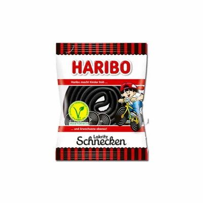 Produktbild von Haribo Schnecken Rotella Mini, Lakritzschnecken, Lakritz, Dose, 100 Mini-Beutel, 1.3 kg