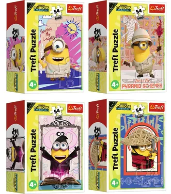 Zdjęcie produktu dla TREFL Puzzle magnetyczne "Mimonki i potwory", 54 elementy (40 sztuk)
