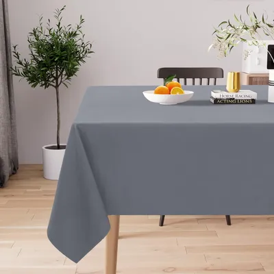 Produktbild von Tischdecke waschbar, Lotuseffekt, rechteckig, 140 x 240 cm, wasserabweisend, waschbar, aus Polyester, schmutzabweisend, pflegeleicht, für die Küche