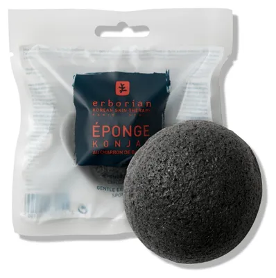 Produktbild von Erborian Natürlicher Konjac-Schwamm, Peeling, Reinigung, Klärung, Koreanische Hautpflege, 1 Stück