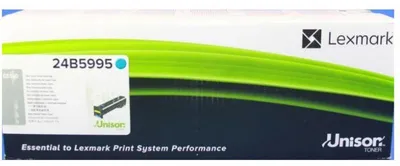 Immagine prodotto di Lexmark 24B5995 cartuccia toner 1 pz Originale Ciano