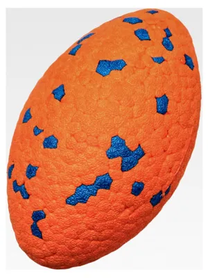 Produktbild von Hundeball, Bissfestes Großformatiges Hundefußballspielzeug, Oranger Ball, Elastisch und Sicher für Hunde, Interaktives Spielzeug für Welpen und Mittelgroße Hunde