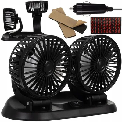 Immagine prodotto di Xtrobb 23222 Ventilatore doppio per auto
