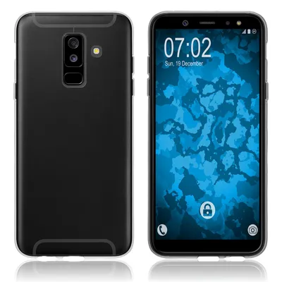 Produktbild von PhoneNatic Case kompatibel mit Samsung Galaxy A6 Plus (2018) - Crystal Clear Silikon Hülle transparent Cover