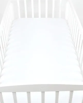 Produktbild von BABYLUX Spannbetttuch 70 x 140 cm Baby SPANNBETTLAKEN Baumwolle Kinderbett Weiß